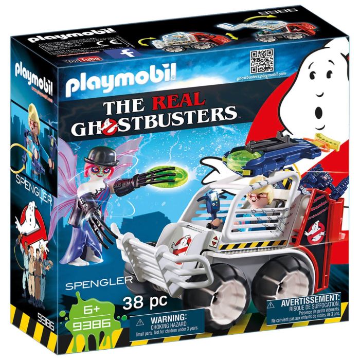 Playmobil Ghostbusters Spengler with Cage Vehicle 9386