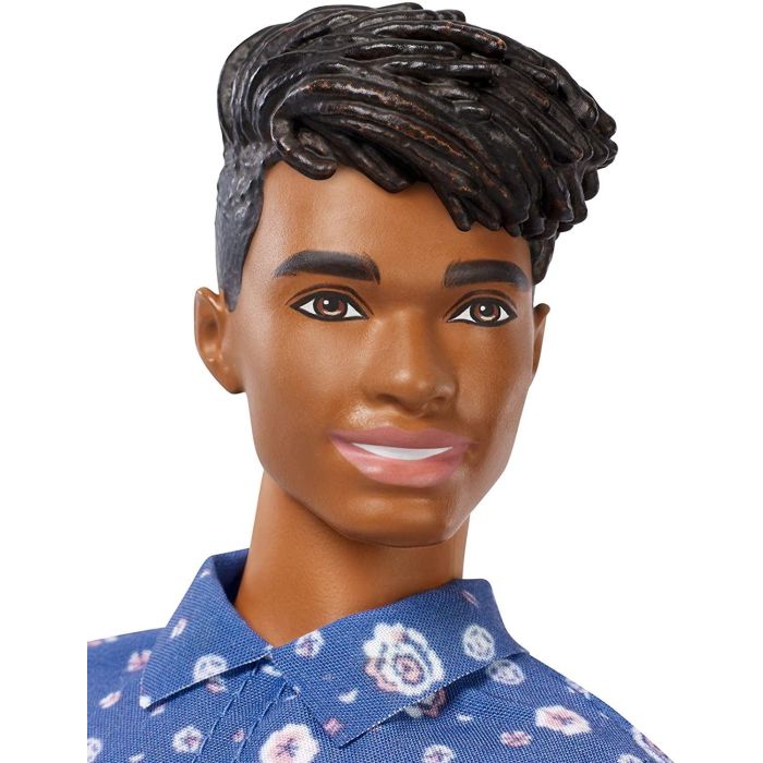 Barbie Fashionistas Ken Doll Floral Shirt