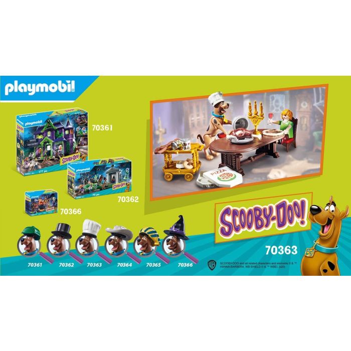 Playmobil Scooby Doo! Dinner with Scooby and Shaggy 70363
