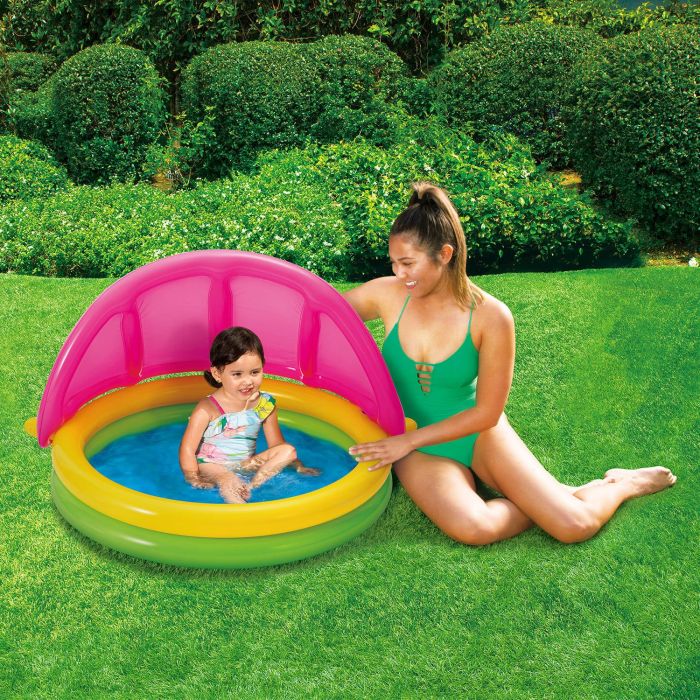 Summer Waves Shaded Baby Pool
