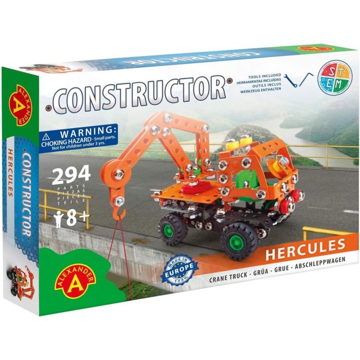 Constructor Hercules Crane Truck Construction Set