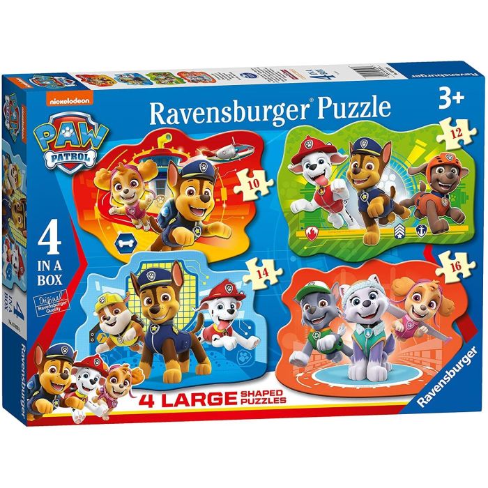Ravensburger Paw Patrol 4 Large Shaped Puzzles