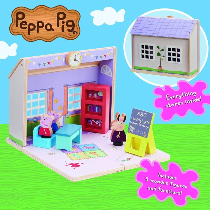 Peppa Pig Wooden School House Playset