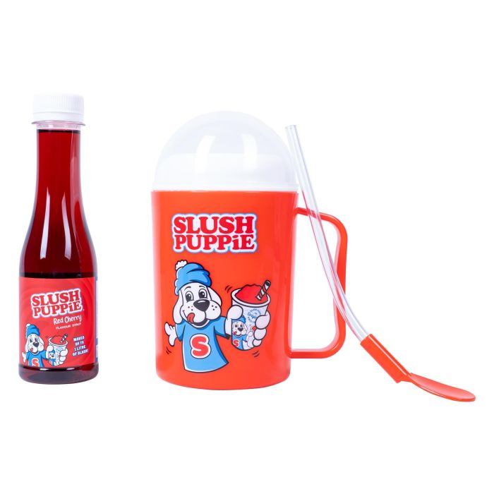 SLUSH PUPPiE Making Cup and Red Cherry Syrup