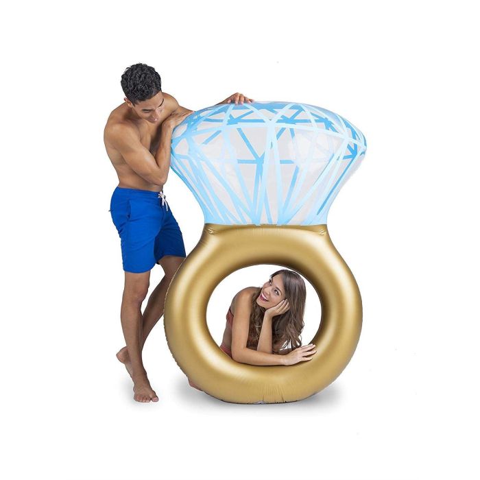 Inflatable Bling Ring Pool Float