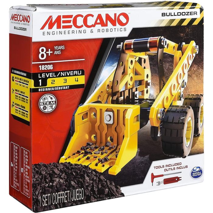 Meccano Bulldozer Building Site Game