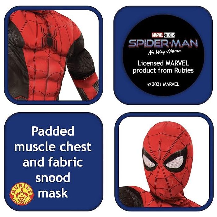 Spider-Man Red and Black Deluxe Costume - Large