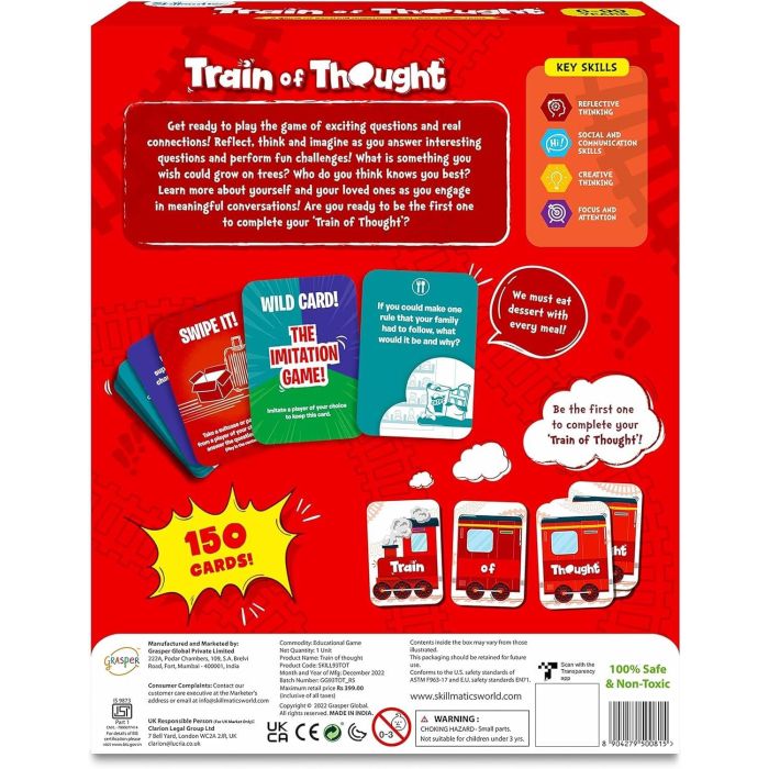 Skillmatics Train of Thought Card Game