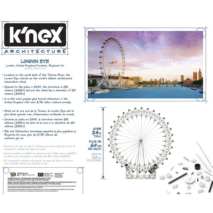 K'nex Architecture London Eye