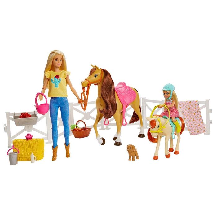 Barbie Hugs & Horses Doll Playset