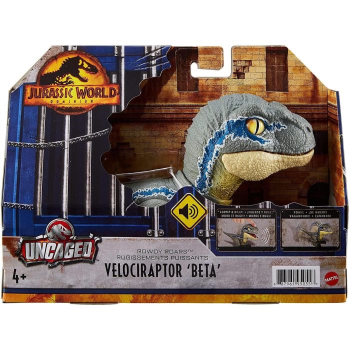 Jurassic World Dominion Uncaged Rowdy Roars Velociraptor 'Beta' Figure