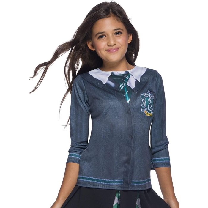 Rubies Harry Potter Slytherin Costume Top Large