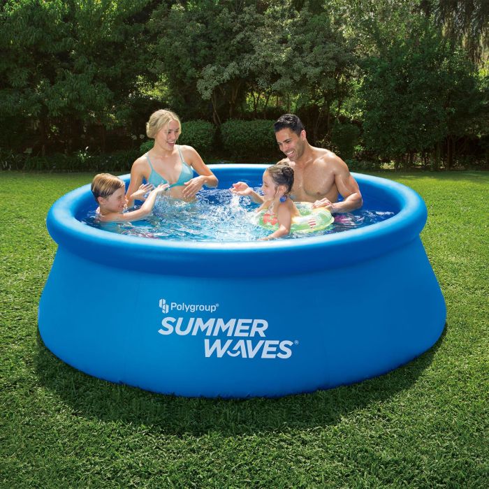 Summer Waves 8ft Quick Set Ring Pool