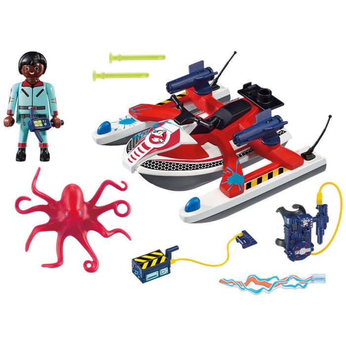 Playmobil Ghostbusters Zeddemore with Aqua Scooter 9387