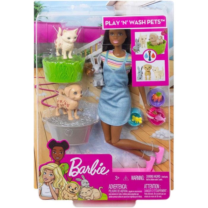 Barbie Play n Wash Pets Doll