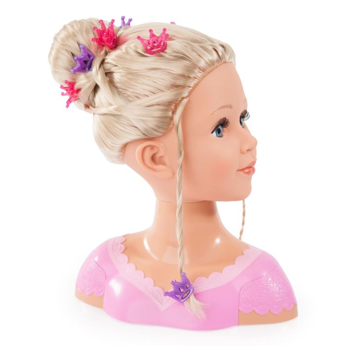 Bayer Design - Super Model Styling Head, Dressing Head with Make-Up and  Hair Accessories, 27 cm