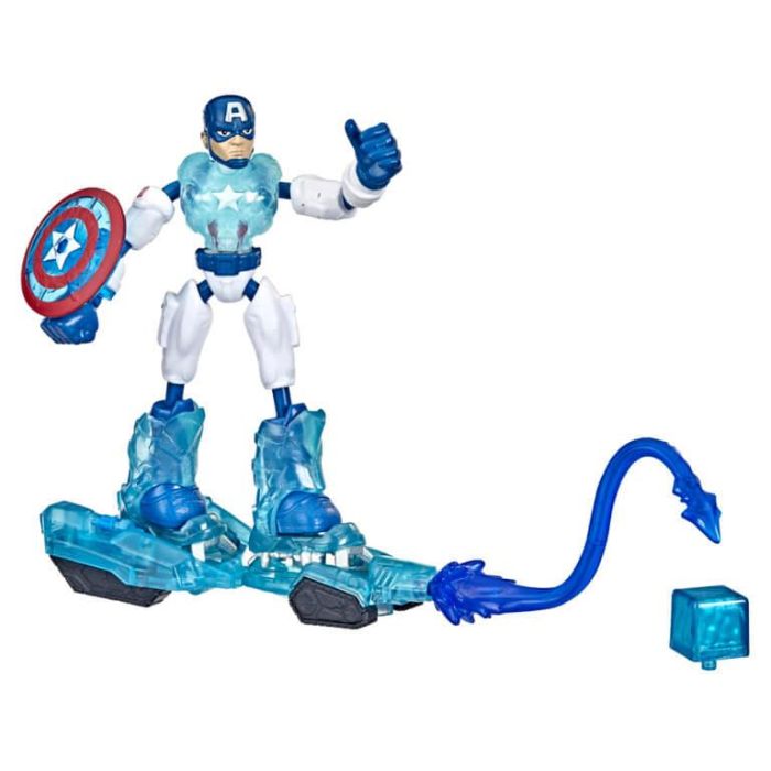 Avengers Bend and Flex Ice Mission Captain America 6" Figure