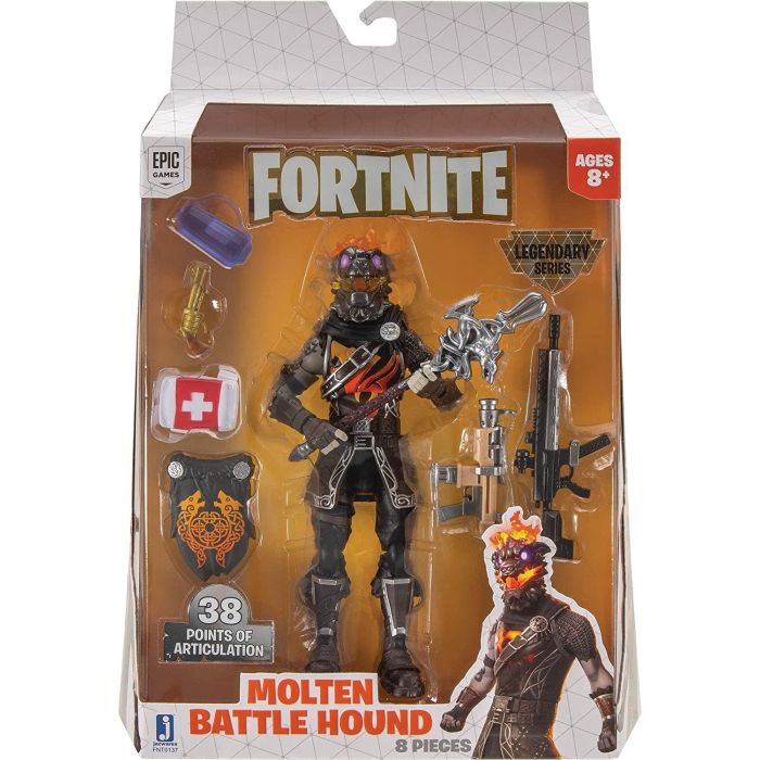 Fortnite Legendary 6 inch Molten Battle Hound Figure