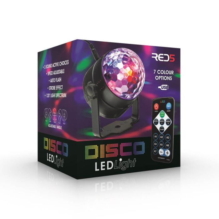 RED5 LED Disco Light