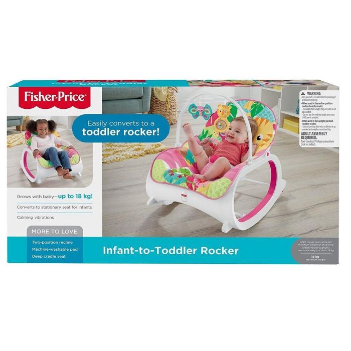 Fisher Price Pink Infant to Toddler Rocker