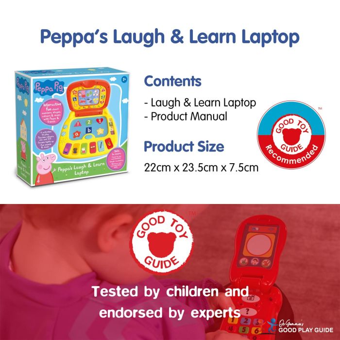 Peppa Pig Peppa's Laugh & Learn Laptop