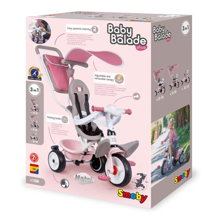 Smoby Pink Baby Blade Trike