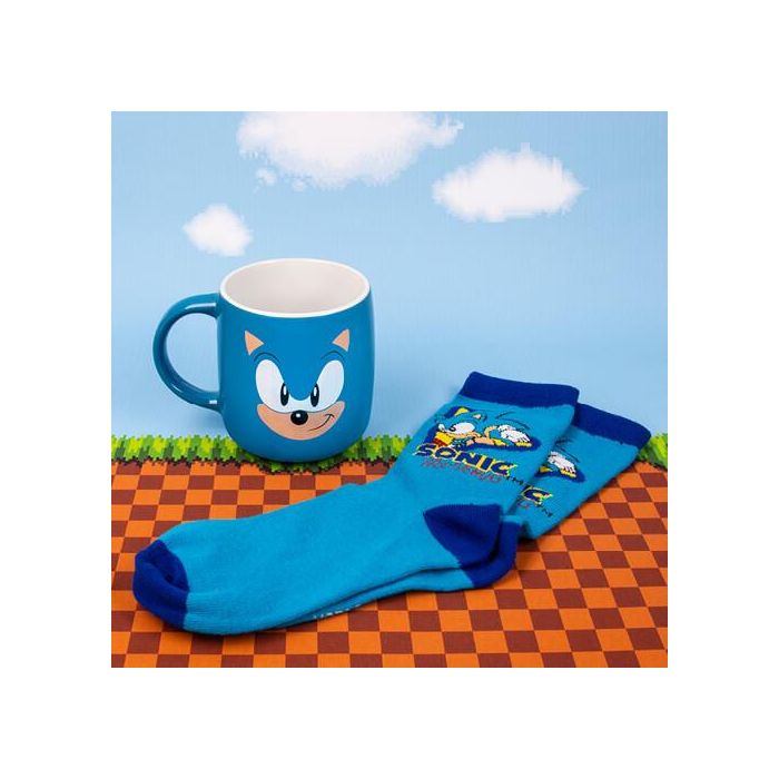 Sonic the Hedgehog Mug and Socks Gift Set