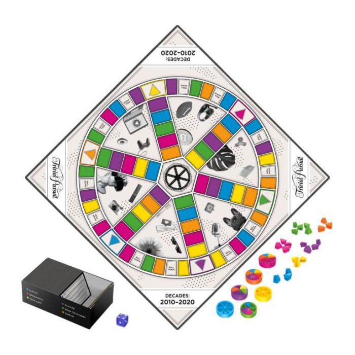 Trivial Pursuit Decades 2010 to 2020 Board Game