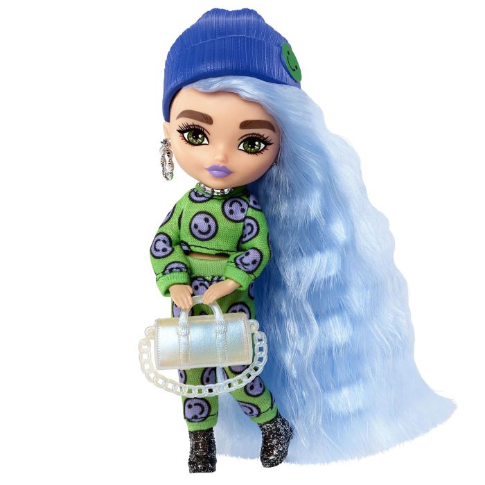 Barbie Extra Minis Blue Hair 5.5 inch Doll