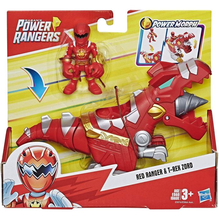 Power Rangers Red Ranger & T-Rex Zord