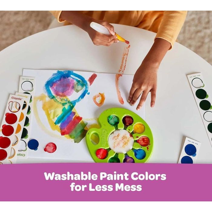 Crayola Washable Pop & Paint Watercolor Palette