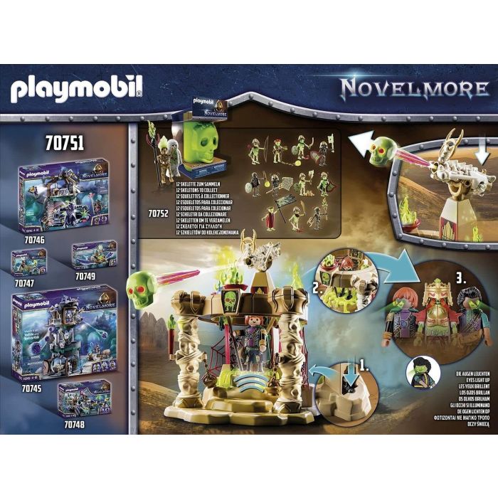 Playmobil Novelmore Sal'ahari Sands Skeleton Army Temple 70751