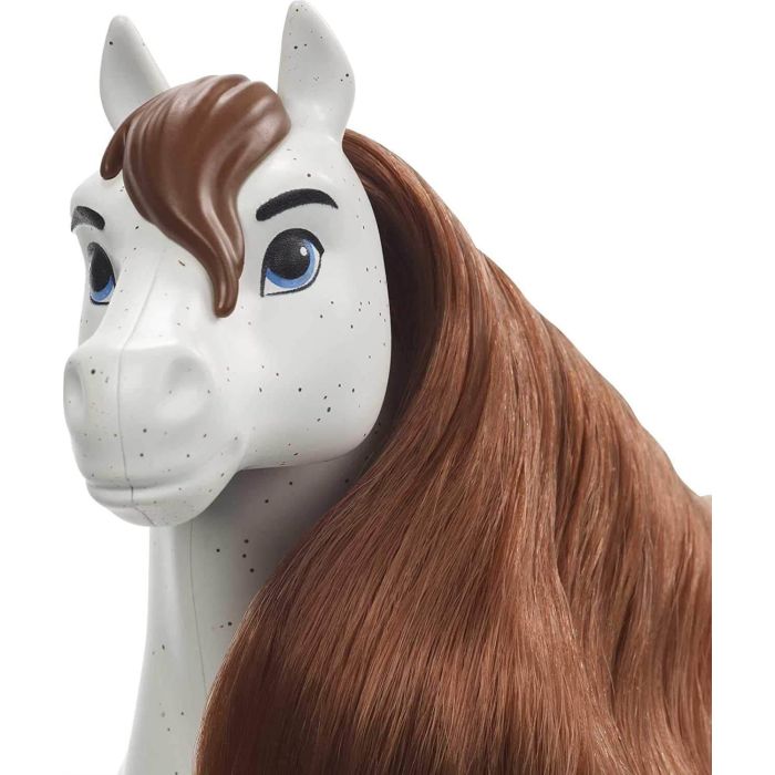 Spirit Untamed White and Brown Horse Figure