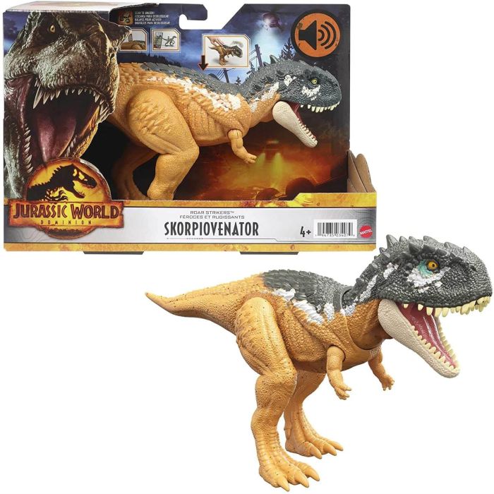 Jurassic World Dominion: Roar Strikers Skorpriovenator Figure
