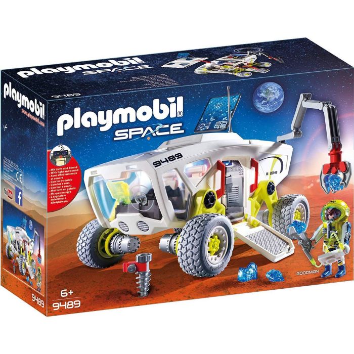 Playmobil 9489 Space Mars Research Vehicle with Interchangeable Attachments