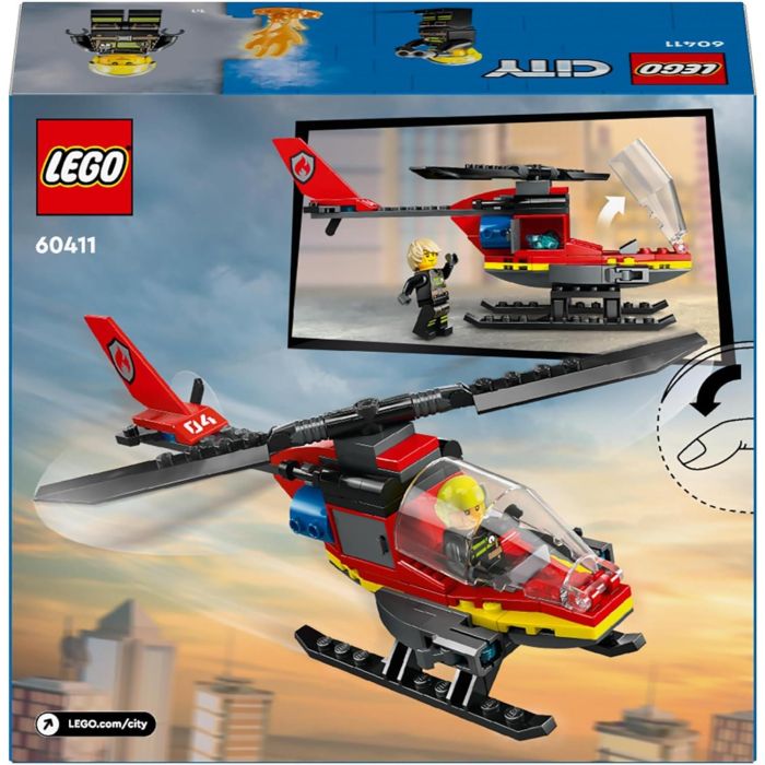 LEGO City Fire Rescue Helicopter 60411