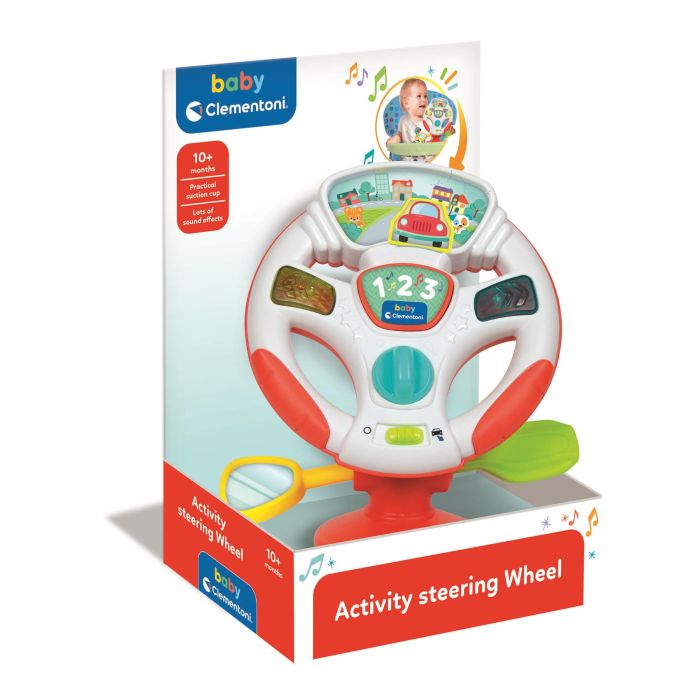 Baby Clementoni Turn & Drive Activity Wheel