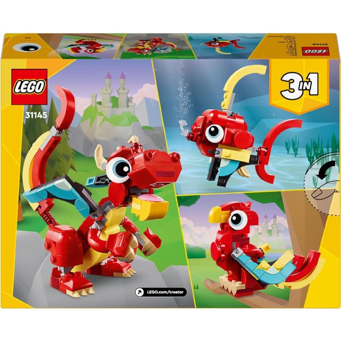 LEGO Creator 3in1 Red Dragon 31145