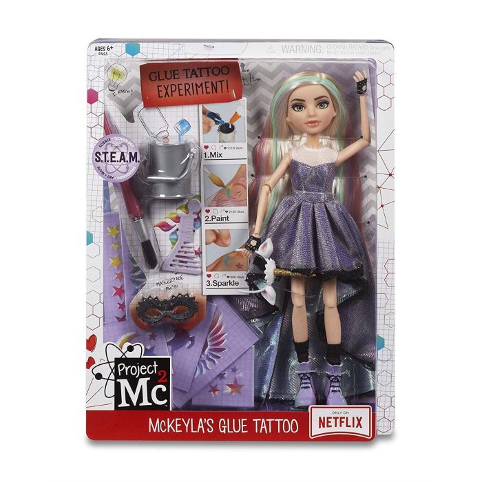 Project MC2 Mckeyla's Glue Tattoo Doll