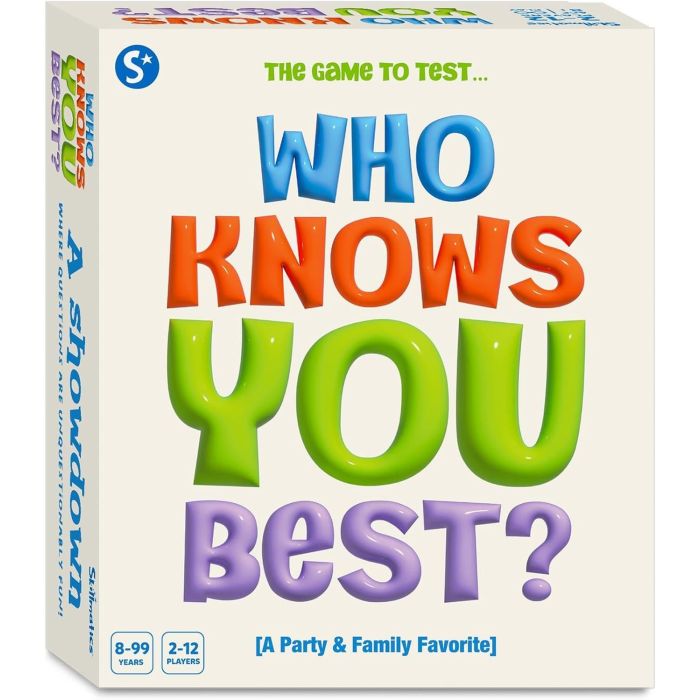 Skillmatics Who Knows You Best? Card Game