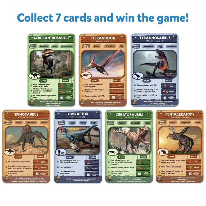 Skillmatics Guess in 10 World Of Dinosaurs Game
