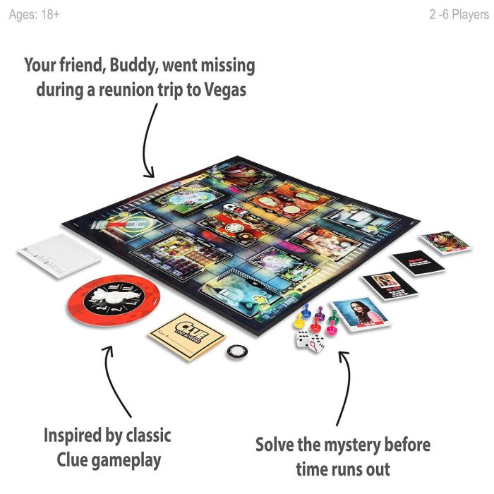 Cluedo Lost In Vagas Board Game