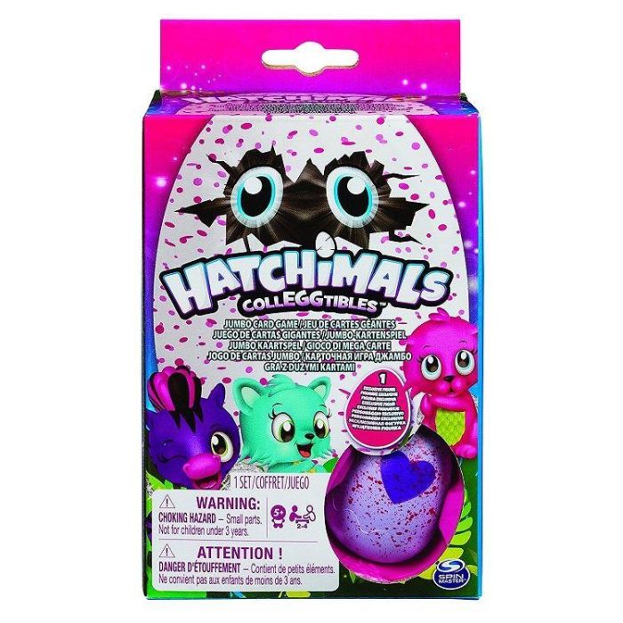 Hatchimals Jumbo Card Game With Colleggible