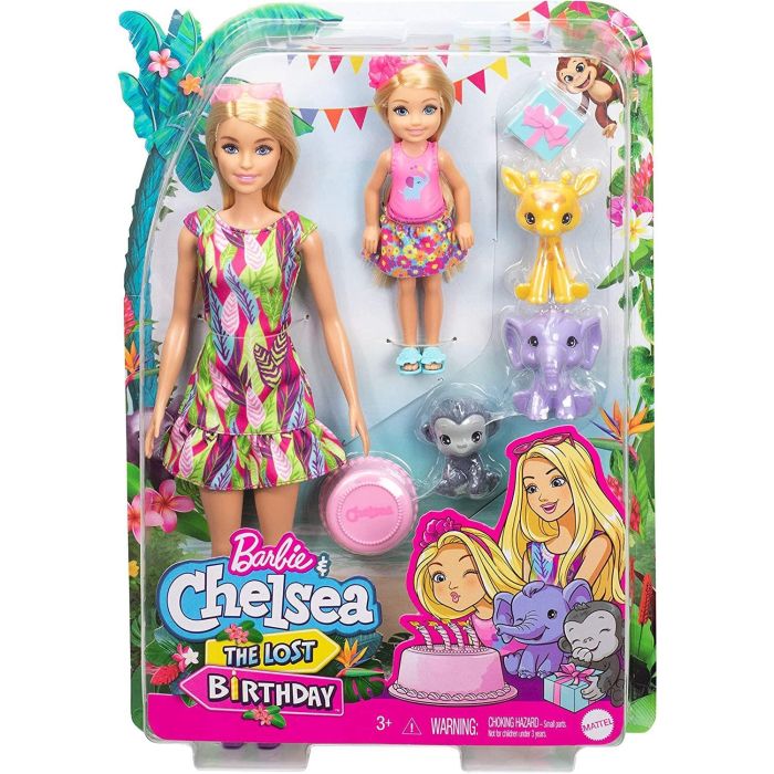 Barbie The Lost Birthday Barbie and Chelsea Story Set