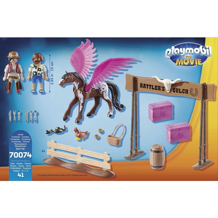Playmobil The Movie Marla, Del & Flying Horse 70074