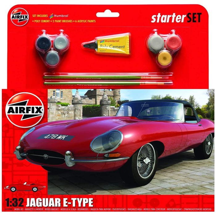Airfix Medium Starter Set Jaguar E Type