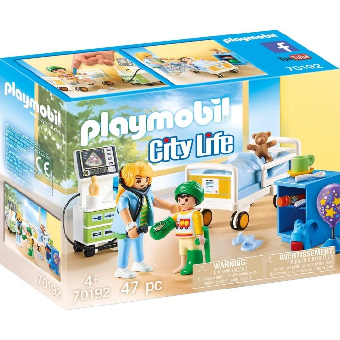 Playmobil City Life Children's Hospital Room 70192