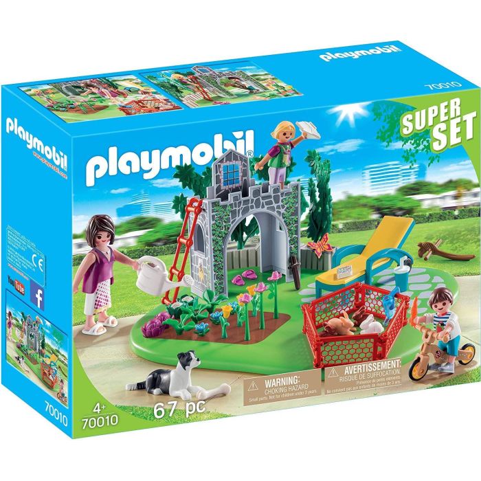 Playmobil 70010 Super Set Family Garden