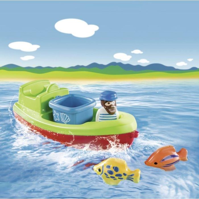 Playmobil 70183 1.2.3 Fisherman with Boat