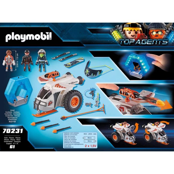 Playmobil Top Agents V Spy Team Snow Glider 70231